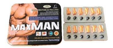 Viên uống hỗ trợ tăng cường sinh lí nam MaxMan USA 2600mg 24 Viên Chính Hãng