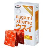 Bao Cao Su Sagami Xtreme Super Thin – Hộp 10 Chiếc, Siêu Mỏng 0.03mm, Cảm Giác Thật, Ôm Sát Vừa Vặn 363052
