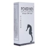 Bao Cao Su Powermen Cá Ngựa Bạc Gân Gai Kéo Dài Thời Gian 12 Cái Chính Hãng