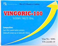 Viên hỗ trợ sinh lực nam giới Vingoriic-100 Cian Healthcare 4 viên