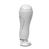 Âm Đạo Giả Nguỵ Trang Đèn Pin 12 Chế Độ Rung Rung Crazy Bull Flora Trắng Baile 364409