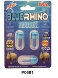 Viên uống cao cấp tinh chất thiên nhiên dành cho phái mạnh Blue Rhino 20000K 3 Viên