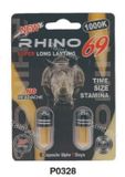 Viên uống cao cấp tinh chất thiên nhiên dành cho phái mạnh Rhino 69 1000K 2 Viên