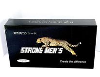 Bao Cao Su STRONG MEN ĐEN GÂN GAI - Tạo Khoái cảm (Hộp 12 cái)