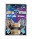 Viên uống cao cấp tinh chất thiên nhiên dành cho phái mạnh  Rhino Rush 60 Duo 12500 2 Viên - Không Đau Đầu