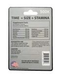 Viên uống cao cấp tinh chất thiên nhiên dành cho phái mạnh Rhino Big Horn 69 Silver 500K 1 Viên