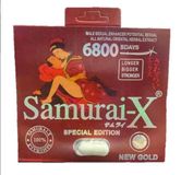 Viên uống cao cấp tinh chất thiên nhiên dành cho phái mạnh Samurai X Red New Gold 6800 SPECIAL EDITION 1 Viên