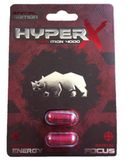 Viên uống tăng cường sinh lý nam Rhino Hyper X 4000 Red cao cấp 2 Viên 7 Ngày