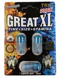 Viên uống tăng cường sinh lý nam Rhino Great XL Trio 5000K cao cấp 3 Viên 7 Ngày
