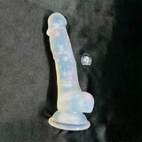 Dương Vật Giả trong suốt DILDO SILICON TRẮNG TRONG JUCHI cao cấp chính hãng