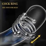 VÒNG BI INOX ĐEO DƯƠNG VẬT KÍCH THÍCH ĐIỂM G CHO NỮ