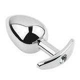 PHÍCH CẮM HẬU MÔN INOX ĐÍNH ĐÁ PHÁT SÁNG ĐẾ DÀI SIZE NHỎ