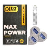 Bao Cao Su Oleo Lampo Max Power Longer Plus - Hộp 10 Cái