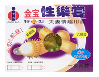 Bao Cao su Gold Tím TUA RUA ( Gân, Gai, Bi )