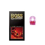 Bao cao su Boss 4 in 1 + vòng nhẫn rung tăng khoái cảm