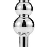 PHÍCH CẮM HẬU MÔN INOX ĐÍNH ĐÁ 3 KHẤC ĐẦU NHỌN ĐẾ DÀI