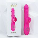 Dương vật giả lưỡi cao cấp Esther bi xoay Rung - Thụt