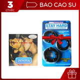 I Sale 2025 I Bao Cao Su Innova 3s + Bộ Vòng Đeo Nam Giới Stay Hard