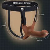 Dây Đeo Dương Vật Giả Rỗng Ruột Silicone Mềm Hỗ Trợ Sinh Lí Cho Nam Giới Trap On Dildo Jiuai Cao Cấp