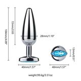 Mỏ Neo Inox Kích Thích Hậu Môn Nhiều Kiểu Đính Đá Xanh Cao Cấp Size Vừa