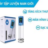 Máy Massage Tập Tăng Kích Thước Dương Vật Nam Giới Có 4 Chế Độ Hút Chân Không Màn hình LCD Cao Cấp