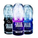 Cốc âm đạo tự sướng dành cho nam giới thiết kế Silicone Trong Suốt Snail Cup gân gai nổi bên trong chính hãng