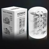 Cốc âm đạo dành cho nam giới Mini Dành Cho Nam Silicone Trong Suốt Mowan Gân Gai Chính hãng