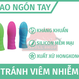 Bao tay ngón tránh viêm nhiễm có gai sử dụng nhiều lần chính hãng