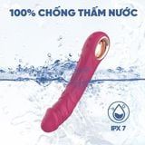 Dương vật giả Jumpo Lux Gspot tay cầm lổ nhiều chế độ silicon siêu mềm cao cấp sạc điện - Màu đen