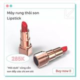 Máy massage nguỵ trang thỏi Son Lipstick cao cấp dành cho nữ giới giải toả  nhiều chế độ rung chính hãng