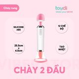 Máy massage cao cấp dành cho nữ giới giải toả  2 đầu nhiều chế độ rung  chính hãng 