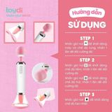 Máy massage cao cấp dành cho nữ giới giải toả  2 đầu nhiều chế độ rung  chính hãng 