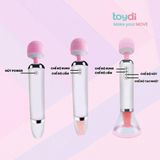 Máy massage cao cấp dành cho nữ giới giải toả  2 đầu nhiều chế độ rung  chính hãng 