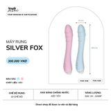 Máy massage cao cấp dành cho nữ giới giải toả Silver Fox 2 đầu nhiều chế độ rung chính hãng 