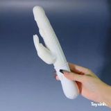 GẬY RUNG NGOÁY CREAMY HẠT XOAY KẾT HỢP TAI THỎ KÍCH THÍCH ĐA ĐIỂM 10 CHẾ ĐỘ