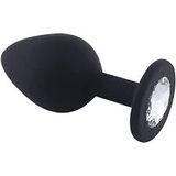 BUTTPLUG SILICONE ĐÍNH ĐÁ HUSH 2.8CM MỀM MỊN KHÍCH THÍCH HẬU