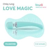 Chày rung massage cao cấp dành cho nữ giới giải toả Love Magic nhiều chế độ rung chính hãng