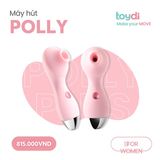 Máy massage cầm tay cao cấp hút nhũ hoa và hột G nhiều chế độ mút Kiss Polly C&G chính hãng
