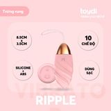 Trứng Ripple massage cao cấp dành cho nữ giới giải toả cô bé nhiều chế độ rung chính hãng