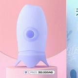 Máy Rung Massage Kích Thích Điểm G Con Mực Crown Chính Hãng