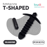 Phích Hậu Môn Có Rung Tăng Khoái Cảm T-Shaped Chính Hãng