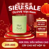 Bao Cao Su Siêu Mỏng Hương Thơm Her Feel Ultra Thin Chính Hãng