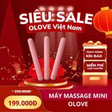 Máy Rung Massage Tăng Khoái Cảm Mini OLOVE Chính Hãng Sẵn Hàng