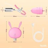 MÁY RUNG KẸP TI GEMINI CÓ LƯỠI LIẾM ĐIỀU KHIỂN TỪ XA REMOTE 10 CHẾ ĐỘ