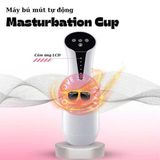 Âm Đạo Giả Masturbation Cup Tỏa Nhiệt Rung Bú Cho Nam Chính Hãng