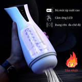 Âm Đạo Giả Masturbation Cup Tỏa Nhiệt Rung Bú Cho Nam Chính Hãng