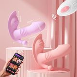 Trứng Rung Có Đế 3 Trong 1 Retractable Jumping 3in1 Cao Cấp