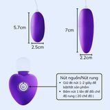 Trứng Rung MizzZee 2 Đầu Rung Đa Chế Độ