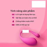 Trứng Rung Lovense Lush 3 Điều Khiển App Chính Hãng