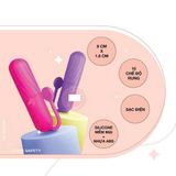 Trứng Rung Hình Viên Đạn Yeain Vibrator 10 Chế Độ Rung Chính Hãng 376313